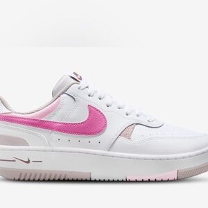 Women's Nike Gamma Force shoes in White Playful Pink